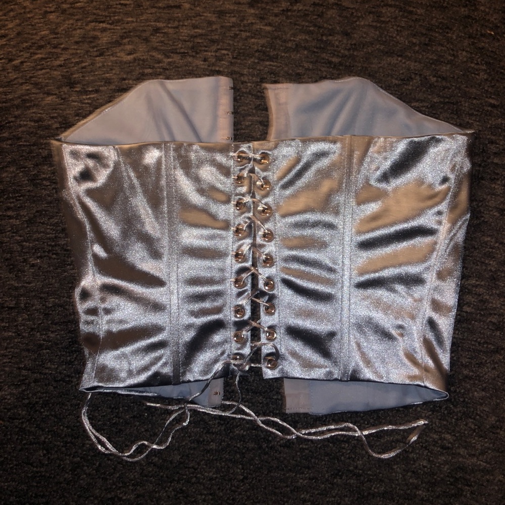 Fashion nova baby blue top